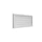 Ekena Millwork Vertical Surface Mount PVC Gable Vent: Functional, w/ 2"W x 2"P Brickmould Sill Frame, 40"W x 18"H GVPVE40X1803SF - alternate 5